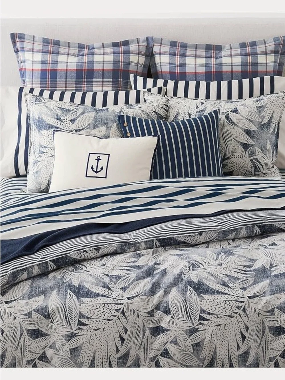 NWT❤️Lauren Ralph Lauren Evan 3 Pc Queen Size Duvet Comforter Set